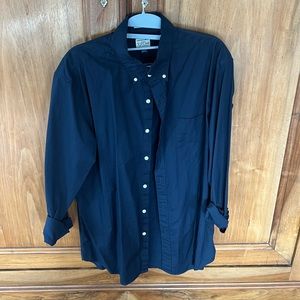 Men’s Navy JCrew button down shirt size large
